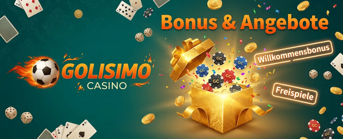 Golisimo Casino Bonus – Willkommensbonus, Freispiele und alle aktuellen Bonusangebote mit Bedingungen im Überblick.